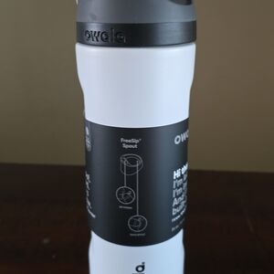 Owala White Stainless Water Bottle with FreeSip Spout